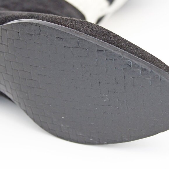 Stuart Weitzman Cow-Print Pony Hair Below the Knee Flat Boots - Picture 6 of 11